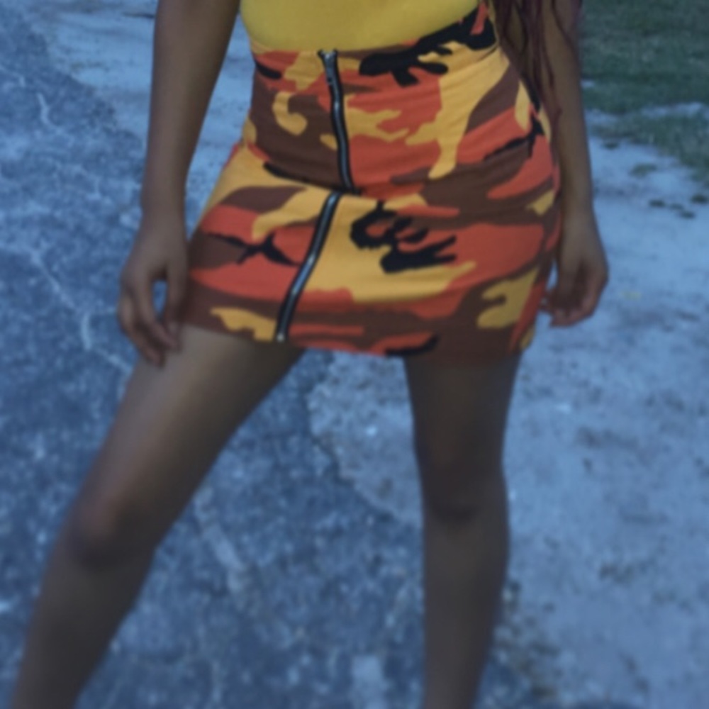 Camo skirt